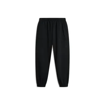 LiNing Sports Life Collection Knitted Sports Pants Men's Black
