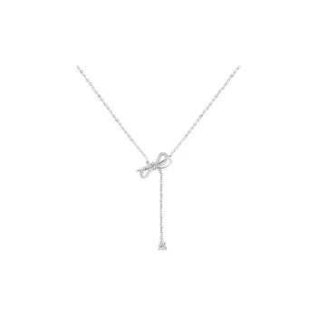 Heart Grass S 999 Fine Silver Necklaces Women's