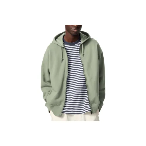 Jw Anderson X UNIQLO JWANDERSON Co brand Coats Men Lead Gray