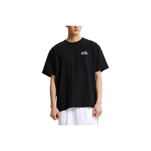 New Balance UNI FROZENSEMI OVER FIT T Shirt Unisex 19 Black