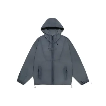 Guuka Trench Coats Men Gray