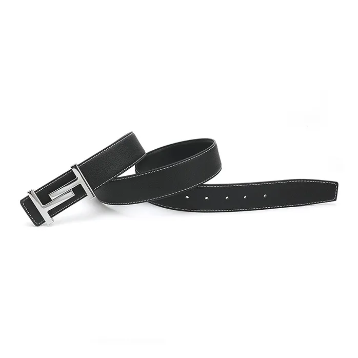 Yalu Preferred Cow Split Leather Belts Unisex 3.8CM-3