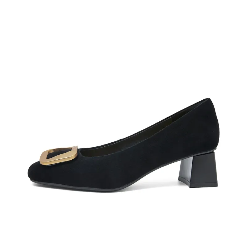 COMELY High Heels Women's Cream White, Creamy Apricot, Elegant Black-10