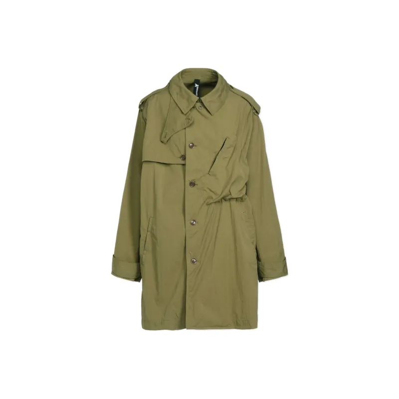 Yohji Yamamoto Ground Y FW24 Trench Coat Unisex Khaki-0