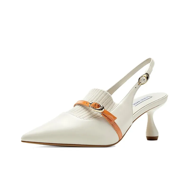 NINE WEST Cone Heel High Heels 6.5cm Women's-7