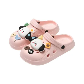 Lighthearted Thickened Clogs Summer Home Slip Resistant Bathroom Closed Toe Slippers