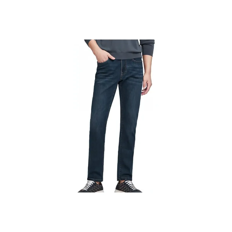 GOLDLION Jeans Men Dark Blue-0