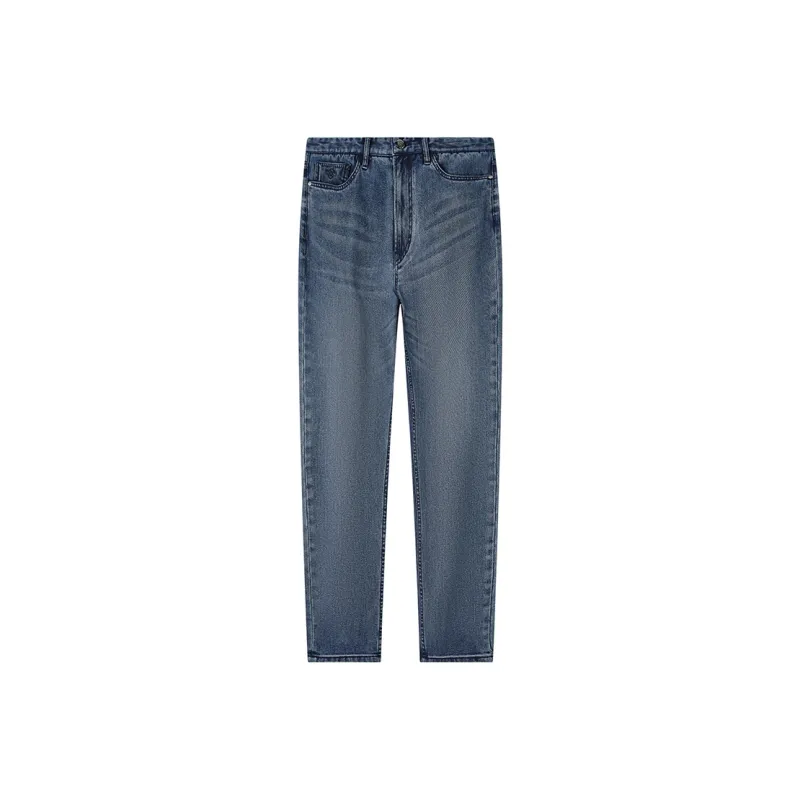 Jiumuwang Men's Pants Expert FW24 Jeans Men's Ocean Blue-0