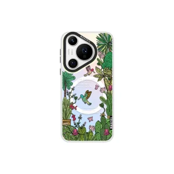 Marsfield Acrylic Material Laser Magnetic Vintage Jungle Phone Cases Compatibility Huawei P70/60/50/40PRO