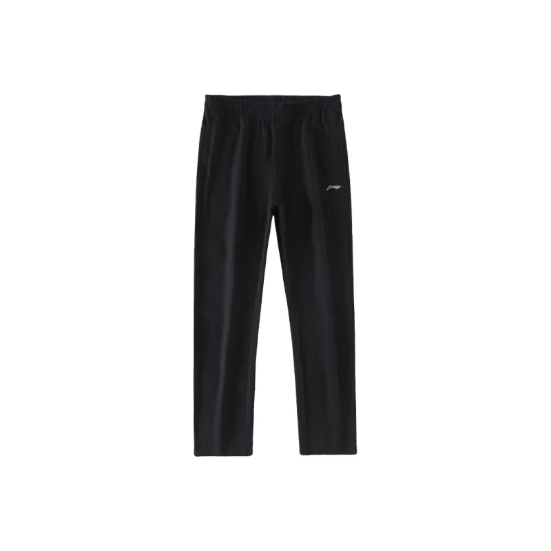 LiNing Fitness Series Knitted Sports Pants Men's Black-0