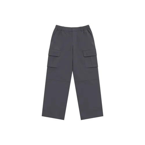 MLB MLB Preppy Style Collection Boston Red Sox SS25 Cargo Pants Unisex Charcoal Gray