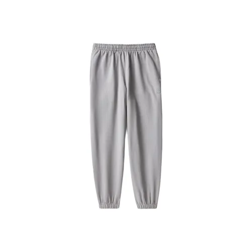 FILA SS24 Knitted Sports Pants Unisex Ultimate Gray