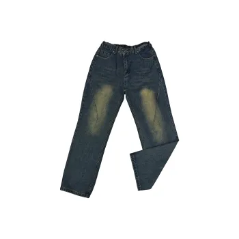 Michael Rock Jeans Unisex Vintage Blue