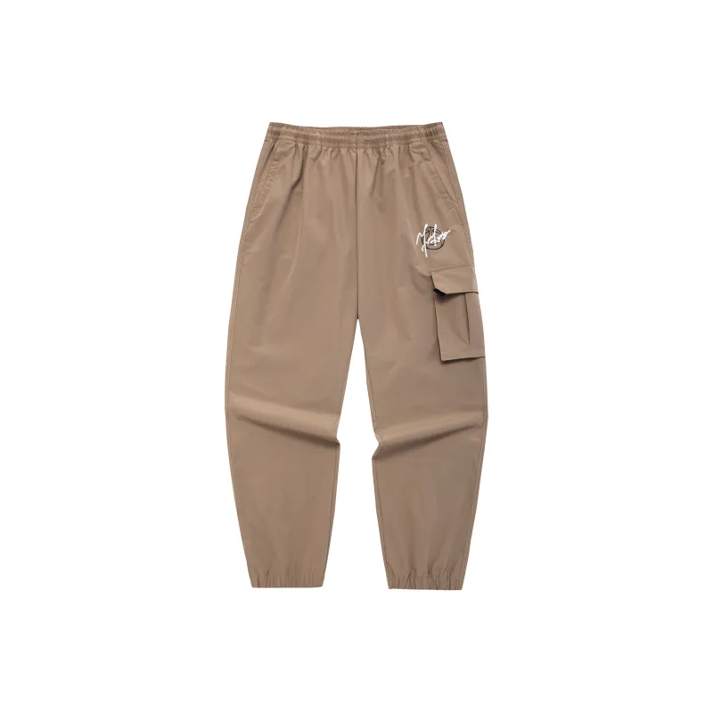 Erke Casual Pants Men's Latte Brown-0