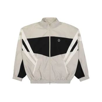 Vetements Logo Embroidered Zip Up Jacket