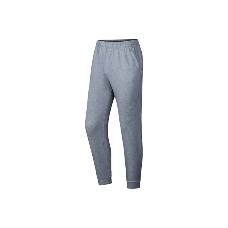 Anta Variety Training Collection Knitted Sweatpants Men's Gray Heather Gray-0