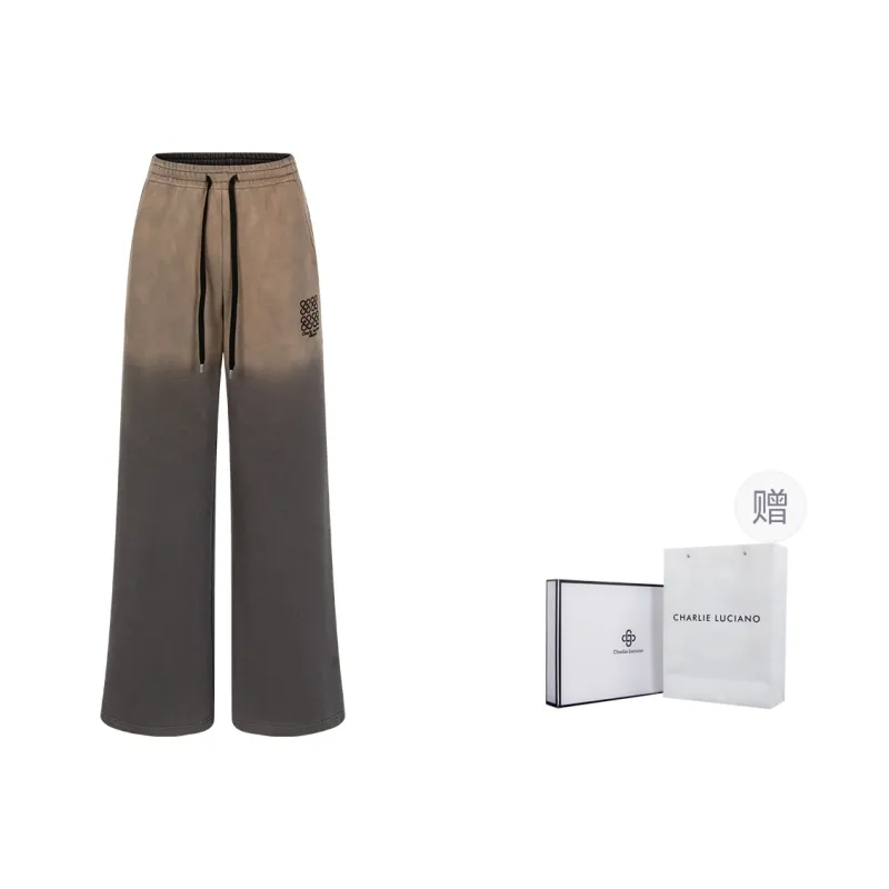 Charlie Luciano Casual Pants Unisex Gray-0
