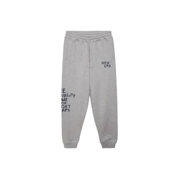 New Era SS24 Knitted Sports Pants Unisex Gray