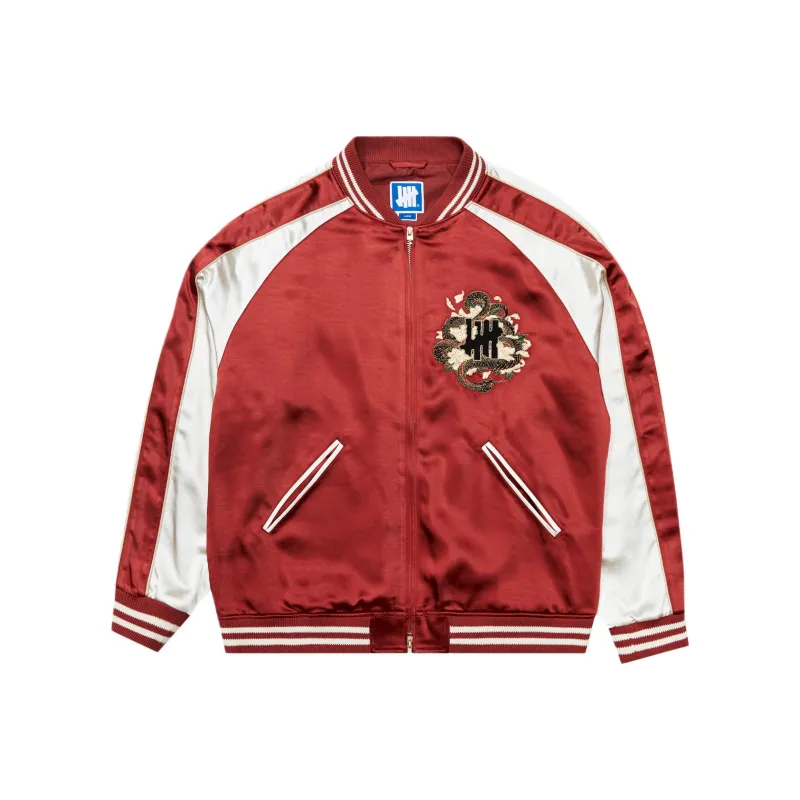 UNDEFEATED CNY Snake Year Capsule Collection Baseball Jacket Unisex-3