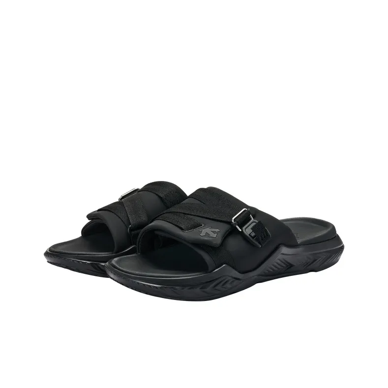 DESCENTE Delta Slide Slippers Men's Black-1