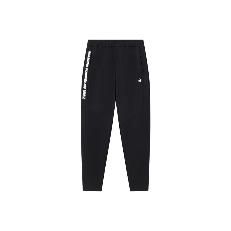 Le Coq Sportif Knitted Sports Pants Men's Black-0