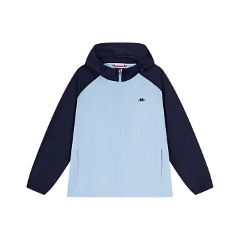 Kappa 1916 Series Summer Windproof UV Protection Waterproof And Breathable Windproof Trench Coat Men's Breeze Blue