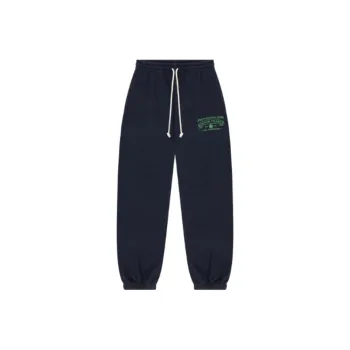 Denim Tears SS24 Knitted Sweatpants Unisex Marine Blue