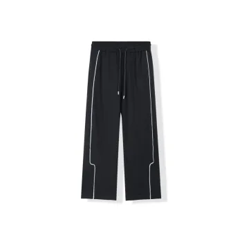 WILD LEADER Casual Pants Unisex Black