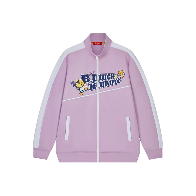 KUMPOO x B.Duck Jackets Coats Unisex Purple-0