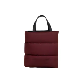 MARNI Museo Soft Nylon Tote Bag, Shopping Bag, Handbag Women's Red