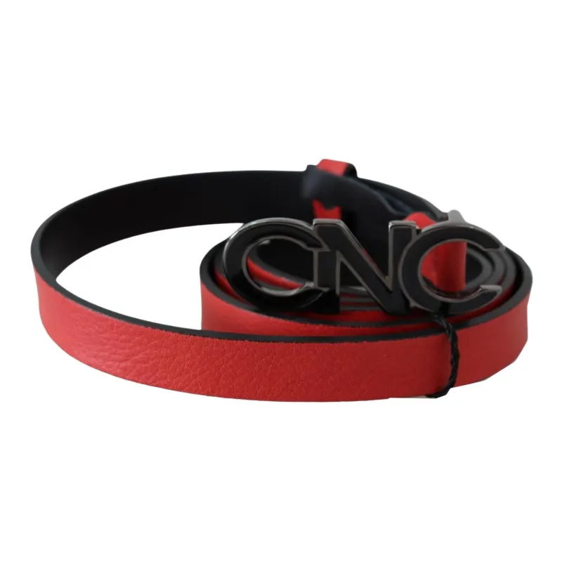 COSTUME NATIONAL Leather Belts Unisex Red -1