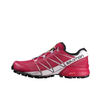 SALOMON SPEEDCROSS PRO Anti Slip Wear Resistant Low Top Hiking Shoes Women's Red