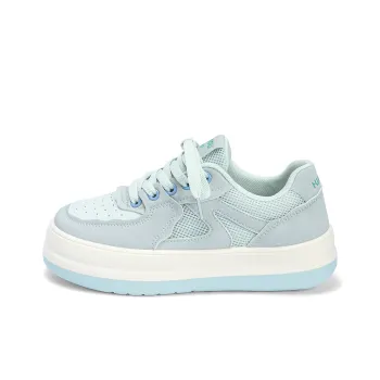 HUANQIU Breathable Height Increase Low Top Skateboard Shoes Women's Aqua