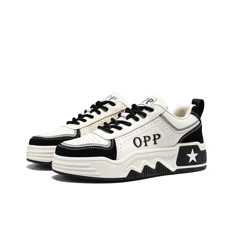 OPP Cushioning Lightweight Breathable Height Increasing Low Top Skateboard Shoes Men's-7