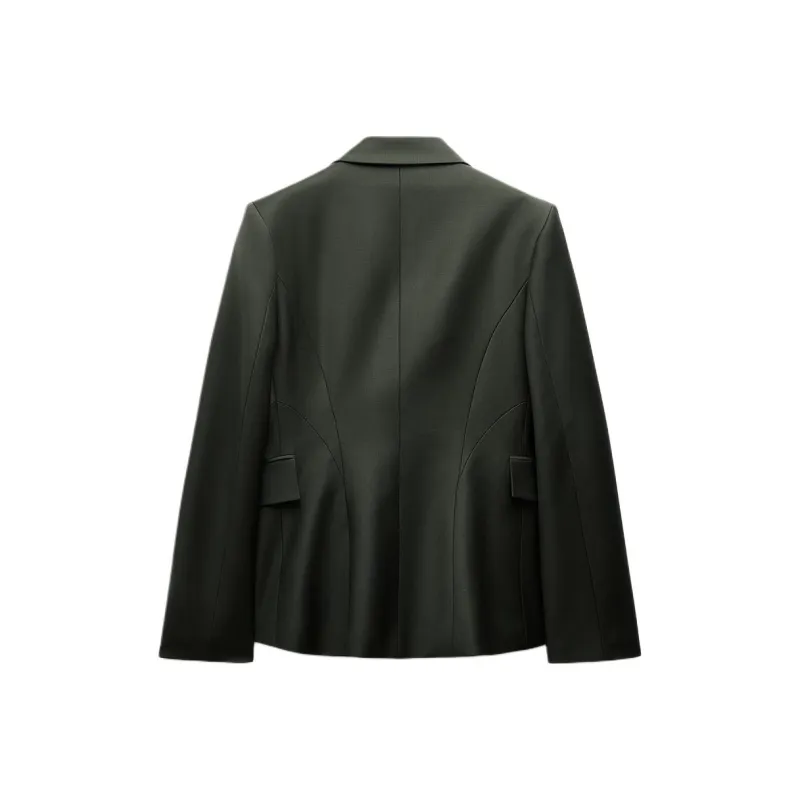 ZARA Business Suit Women's Army Green-1