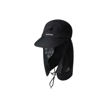 SALOMON Nylon Baseball Caps Unisex Black