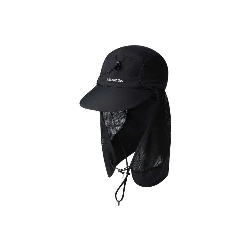 SALOMON Nylon Baseball Caps Unisex Black-0