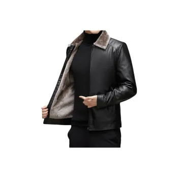 PIERRE CARDIN Leather Jacket Unisex
