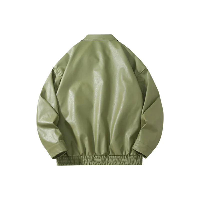 YOUSHIQI Leather Jackets Unisex-0