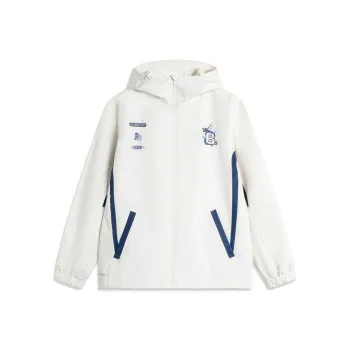 LiNing Basketball Collection Rebel Collection Trench Coat Men's Ivory Navy Blue