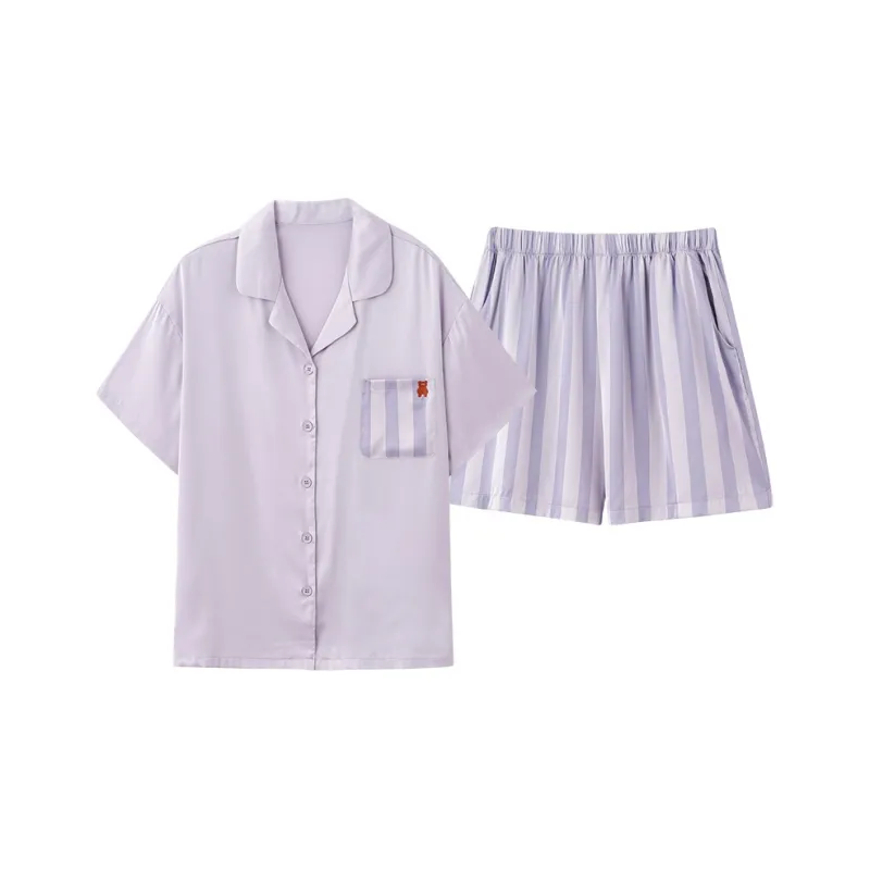 MADALLO Pajama Set Women's Light Purple-0