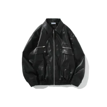 FONDLOOK Leather Jackets Unisex