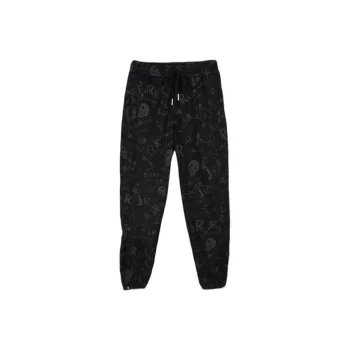 JOHN RICHMOND Knitted Sweatpants Men's Black