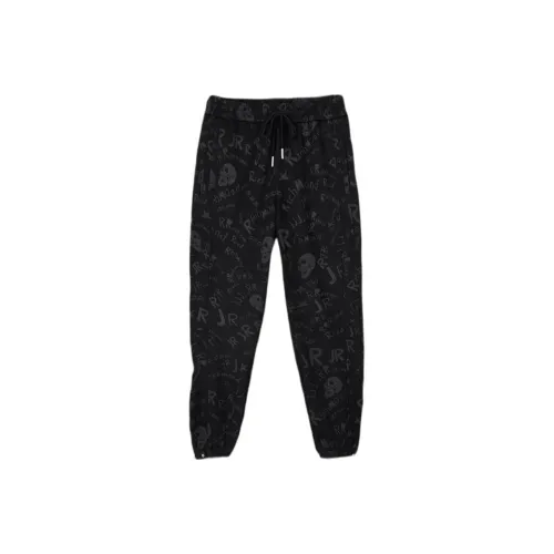 JOHN RICHMOND Knitted Sweatpants Men's Black