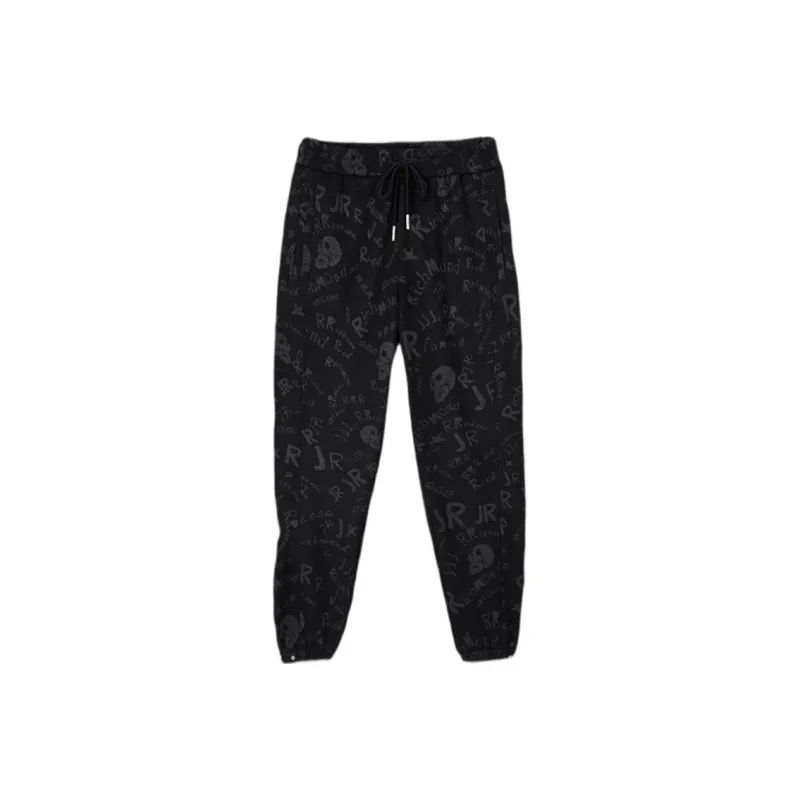 JOHN RICHMOND Knitted Sweatpants Men's Black-0