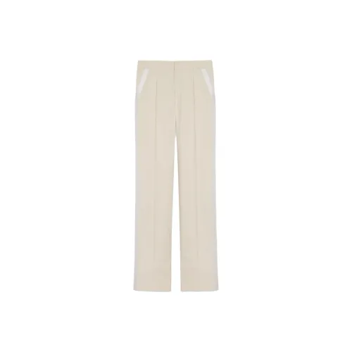 SAINT LAURENT Straight Leg Tuxedo Trousers