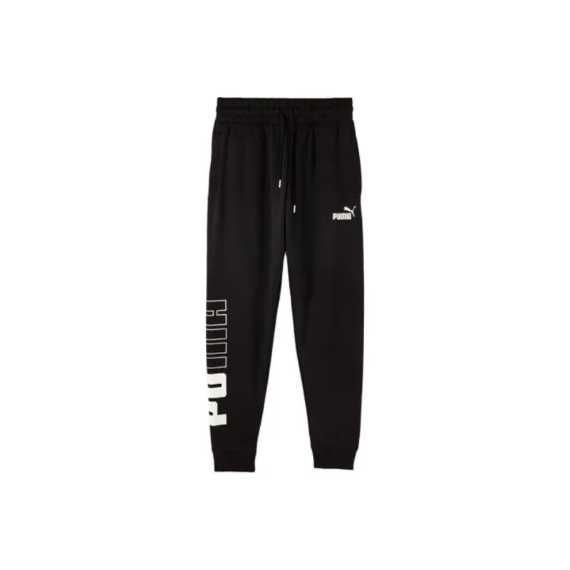 PUMA POWER Knitted Sports Pants Men's Black-0