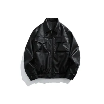 GOOSELIAR Leather Jacket Unisex