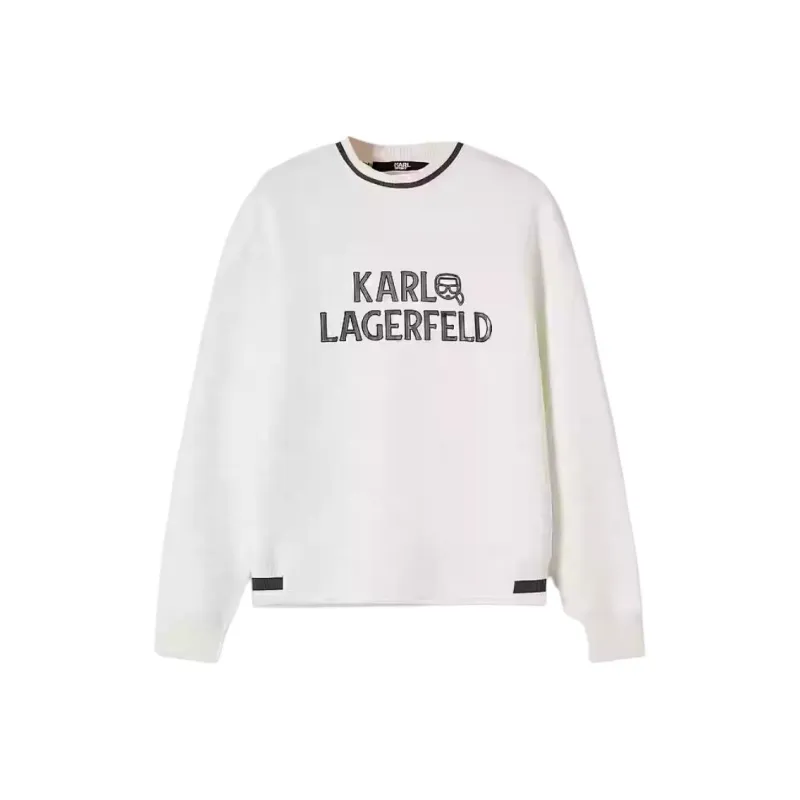 KARL LAGERFELD FW24 Sweatshirt Men's Ecru-0