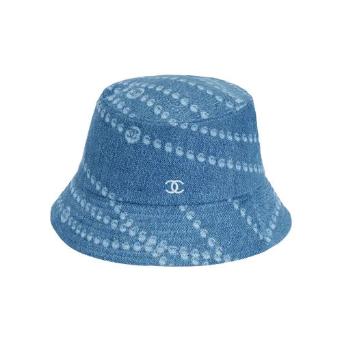 CHANEL   Bucket Hats Unisex Blue